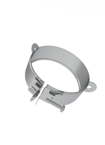 Хомут под растяжки d = 200 мм h=46 мм НЕРЖАВЕЙКА  (GS)