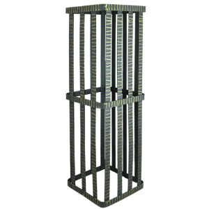 Сетка для камней ГРОЗА 24 (250 х 250 х  940 мм) Сетка для камней ГРОЗА 24 (250 х 250 х  940 мм)