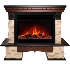 Портал Rockland 26 античный дуб (АО-217) для электроочага с 26 диагональю