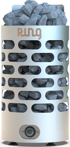 Электрокаменка RING-4 STEEL (4 - 7 м.куб)  корпус из нержавейки, напольная, без пульта Электрокаменка RING-4 STEEL (4 - 7 м.куб)  корпус из нержавейки, напольная, без пульта