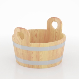 Шайка 15 л КЕДР НАТУРАЛЬНЫЙ