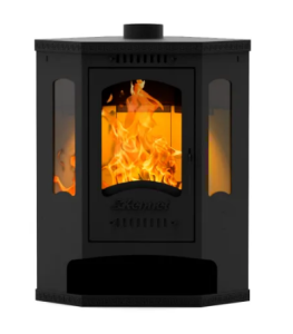 Печь-камин КЕННЕТ АНТЕЙ УГЛОВОЙ три стекла 10 кВт Печь-камин КЕННЕТ АНТЕЙ УГЛОВОЙ три стекла 10 кВт