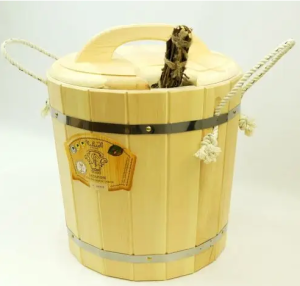 Запарник 15 л с нержавеющей вставкой с крышкой, КЕДР