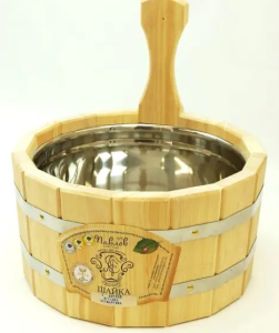 Шайка  5 л с нержавеющей вставкой КЕДР