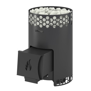 Печь-каменка ЧЁРНАЯ ПЧЁЛКА 20 (12 - 20 м.куб)