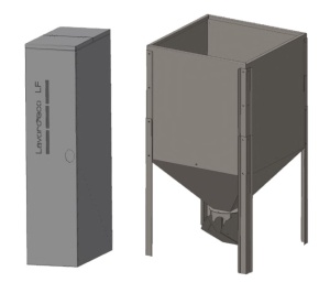 Бункер LF  300 л COMPACT  для пеллетных котлов LF LAVORO ECO с факельной горелкой Бункер LF  300 л COMPACT  для пеллетных котлов LF LAVORO ECO с факельной горелкой