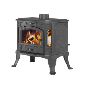 Печь-камин ЧУГУННЫЙ KZ-14S  антрацит 13 кВт (250 м.куб) (2) Печь-камин ЧУГУННЫЙ KZ-14S  антрацит 13 кВт (250 м.куб) (2)