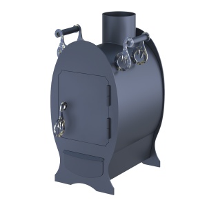 Печь отопительная БУРЖУЙКА МИНИ - 8 мм (55 - 100 м.куб)