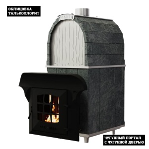 Печь-каменка чугунная КАЛИТА М ароч нержав тоннель и чугунная дверца ПАНОРАМА ТАЛЬКОХЛО (18-34м.куб) Печь-каменка чугунная КАЛИТА М ароч нержав тоннель и чугунная дверца ПАНОРАМА ТАЛЬКОХЛО (18-34м.куб)