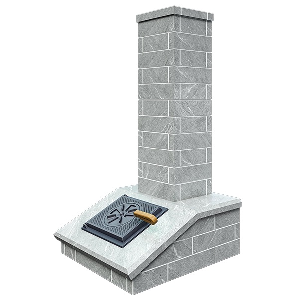 Облицовка на трубу для печей ГРОЗА 24 КЛАССИК КИРПИЧ ТАЛЬКОХ (115*790) (3 яр) п/ш АКЦИЯ 20% ПОДАРКОМ