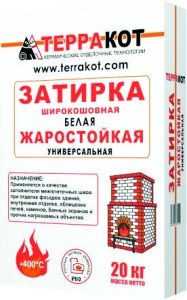 Затирка ТЕРРАКОТ жаростойкая 20кг Затирка ТЕРРАКОТ жаростойкая 20кг