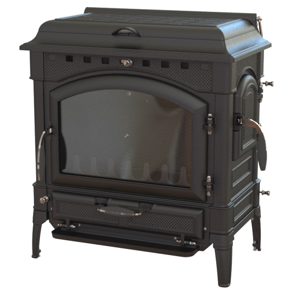 Печь-камин JAZZ II чугунная d = 150 мм (12 кВт) Печь-камин JAZZ II чугунная d = 150 мм (12 кВт)