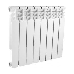 Радиатор биметаллический THERMA Q2 500/80 -  8 секций (Гарантия 15 лет,Теп. 0,133 кВт за 1 сек)