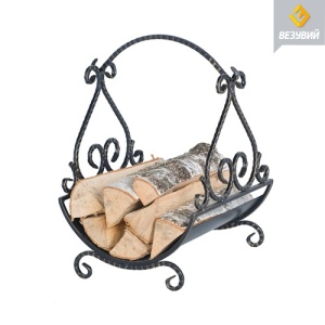 Дровница ВЕЗУВИЙ D 130 В БРОНЗА кованая