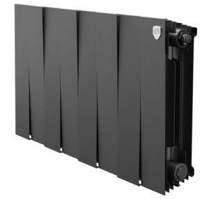 Радиатор биметаллический ROYAL THERMO PIANO FORTE NOIR SABLE 300/100 - 10 секций