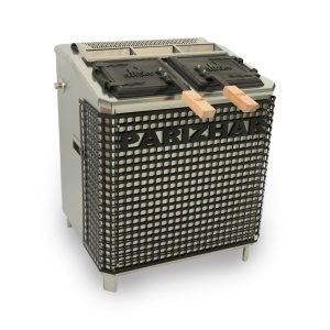 Электрокаменка ПАРиЖАР PRO паротермальная - 18 кВт (14 - 23 м.куб.) с АЭГПП 380В напол. без пульта