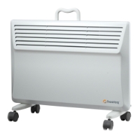 Конвектор электрический HEATEQ HEAT COMPUTER H 1500HC 0,75/1,5 кВт