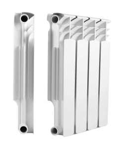 Радиатор алюминиевый THERMA Q2 500/80 -  4 секций (Гарантия 7 лет,Теп. 0,131 кВт за 1 сек)