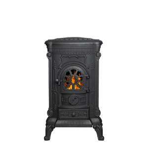 Печь-камин ЧУГУННАЯ ВЕЗУВИЙ А-07 антрацит