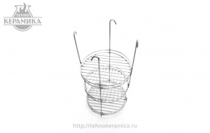 Этажерка 3-х ярусная с бортиком d = 280 мм ТЕХНОКЕРАМИКА
