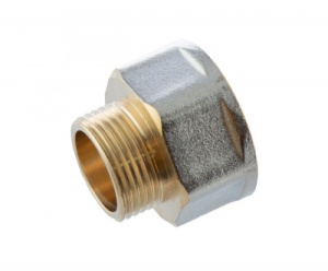 Переход 3/4'' вн.р. х 1/2'' нар.р. (никель/латунь) IH
