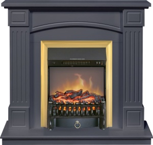 Портал Boston серый графит для классических электроочагов Fobos FXM Black (RoyalFlame)