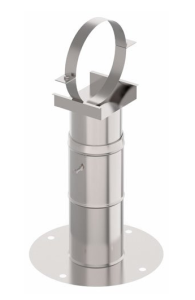 Кронштейн стеновой d = 220 мм ТЕЛЕСКОП 40-75 (0,8ММ)  (GS)  (8)