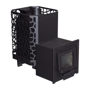 Печь-каменка РАДА  сталь 6 мм 18L ЗК СЕТКА удлиненная топка (16 - 20 м.куб) (без дверки)